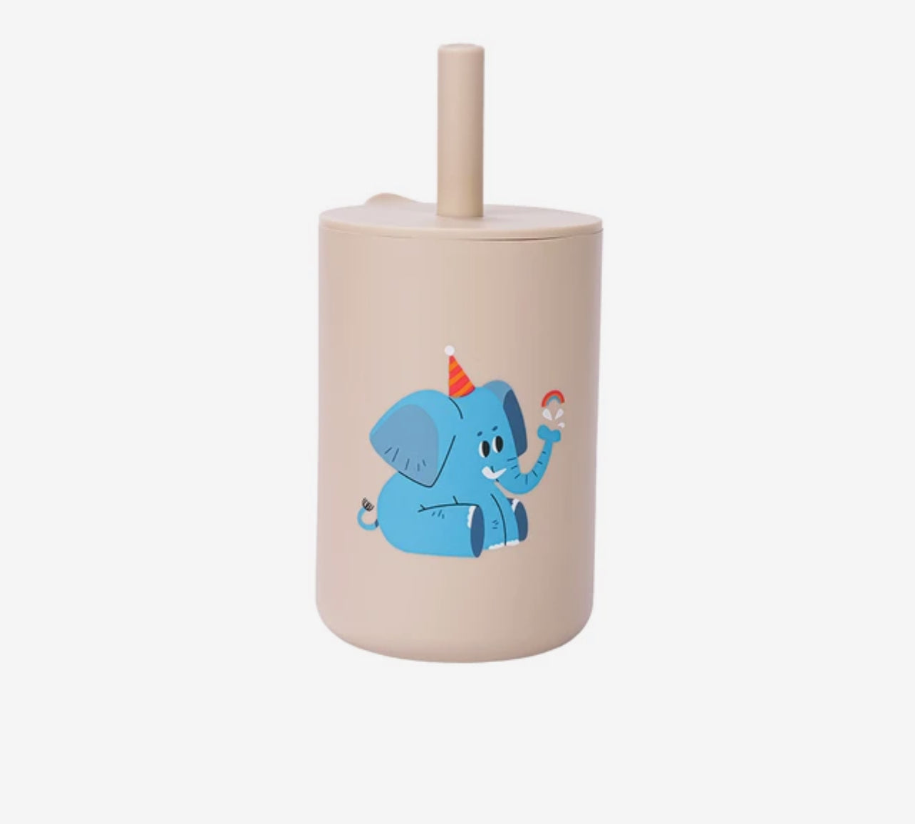 Vasito silicón con popote