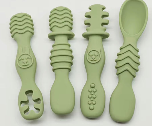 Set precucharas y cuchara silicon