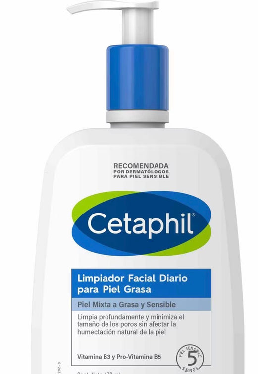 Cetaphil gel limpiador facial piel mixta a grasa