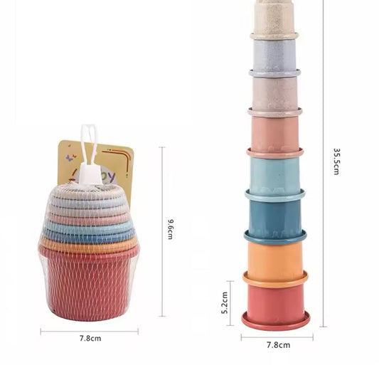 Tazas apilables