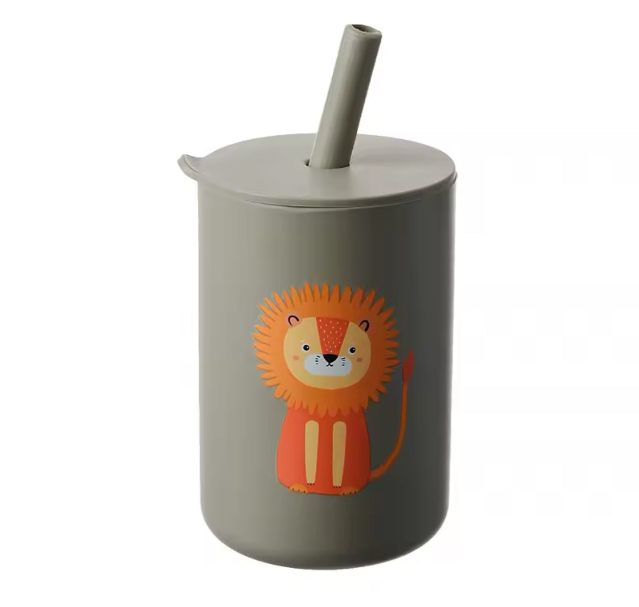 Vasito silicón con popote